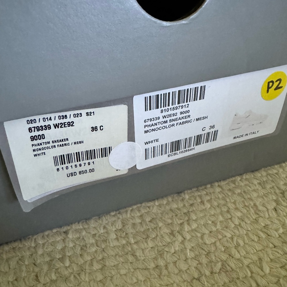 Balenciaga White Phantom Mesh Runner Sneakers - Picture 5 of 5